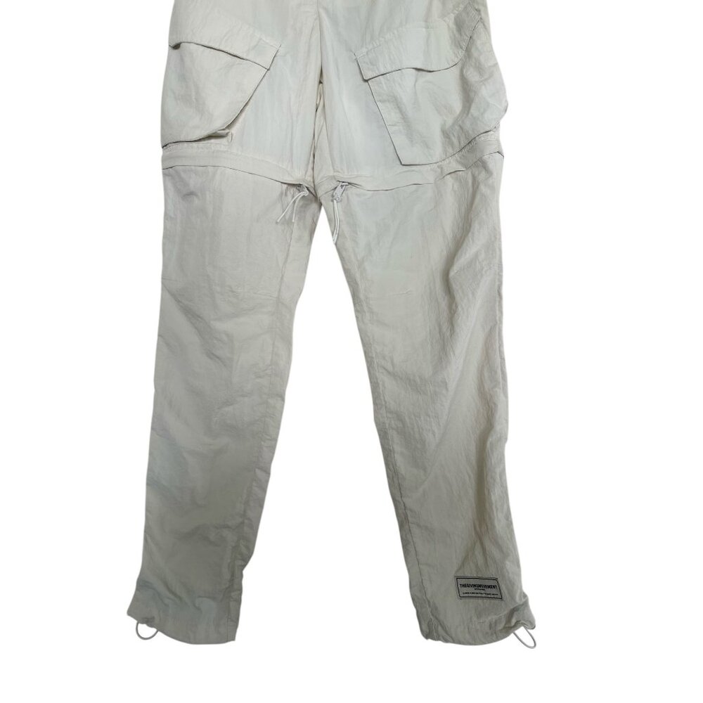 The Giving Movement Detachable Cargo Pants Women XS-S White Off Gorpcore Outdoor - Picture 16 of 16